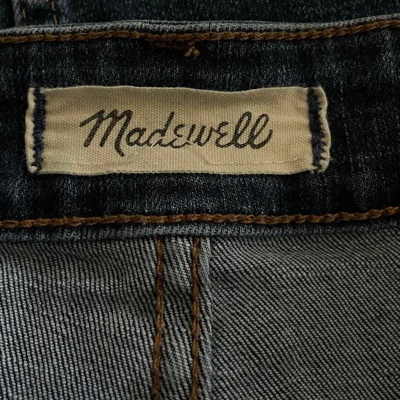 Madewell Stretch Denim Pegged Skirt in Bellhaven Wash: Cutout Edition Size L - Picture 11 of 14